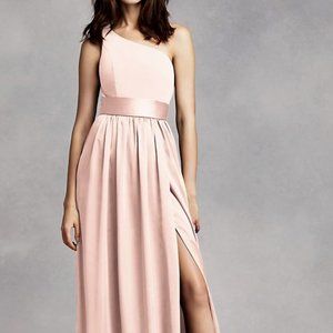 White bridesmaid dress by Vera Wang in blush SZ 14